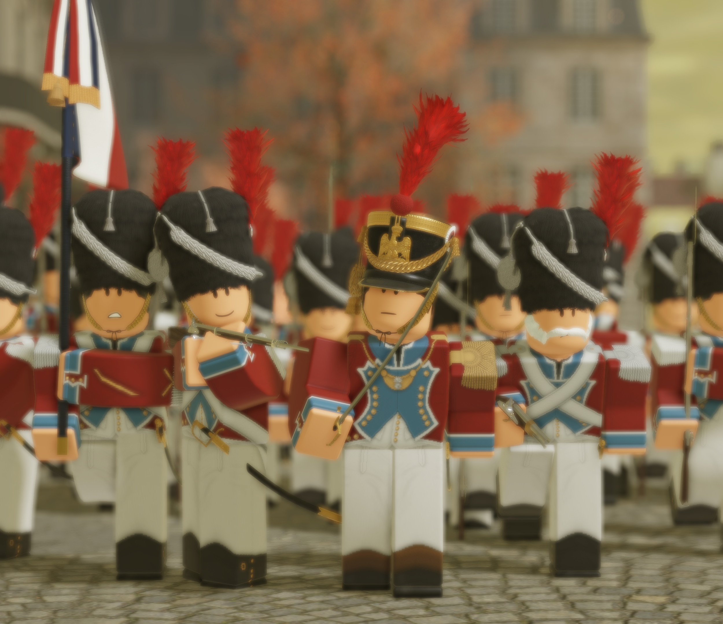 Grand Campaigns soldiers assembled in formation